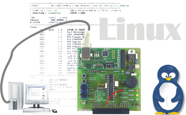 myAVR-Produkte unter Linux